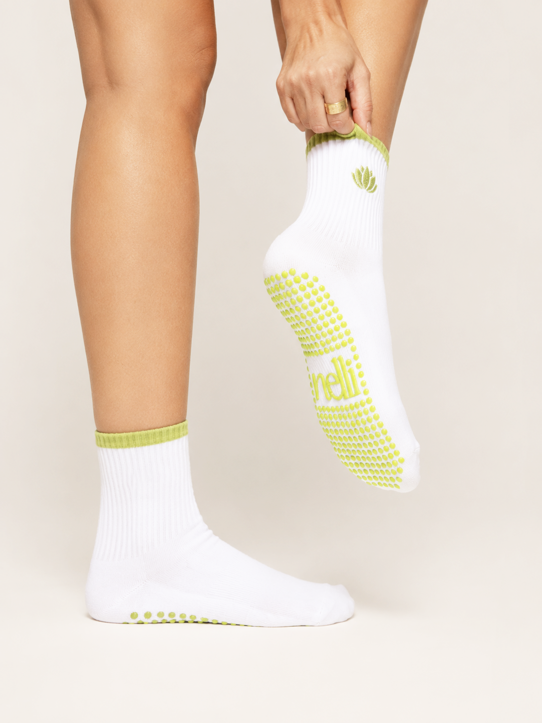 The Lotus Grip Sock